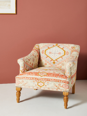 Rug-printed Sally Accent Chair