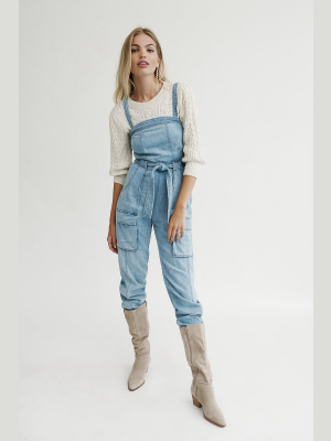 Go West Denim Jumpsuit