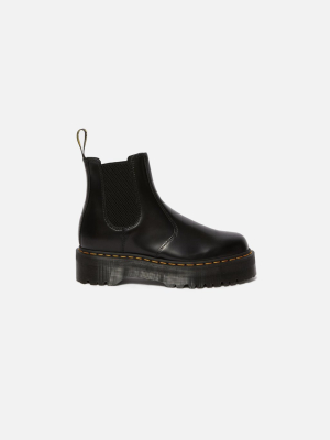Dr. Martens 2976 Quad Smooth Leather Boot - Black Polished