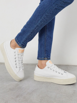 Converse Chuck Taylor All Star Ox Lift Espadrille Sneakers In White