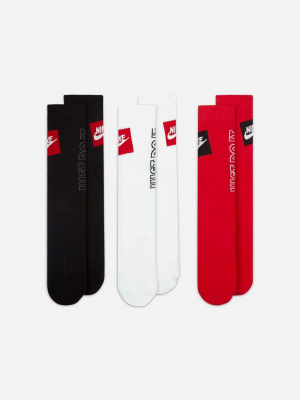 Nsw Everyday Essential 3-pair Crew Socks