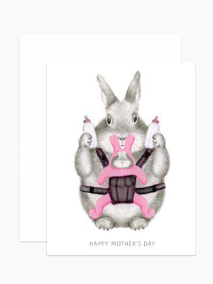 Greeting Card - Mom Bunny
