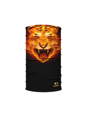 Tiger Fire Kids Neck Gaiter