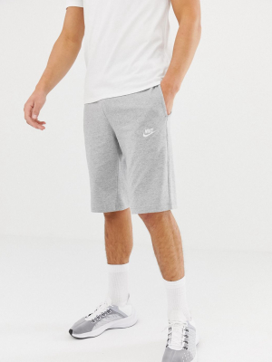 Nike Plus Jersey Club Shorts In Gray