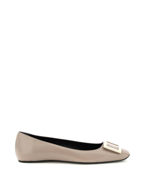 Roger Vivier Trompette Buckle Ballerina Flats