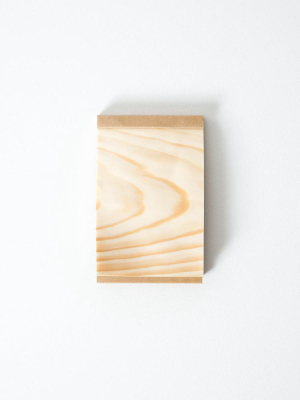 Kizara Wood Sheet Memo Pad In Various Sizes