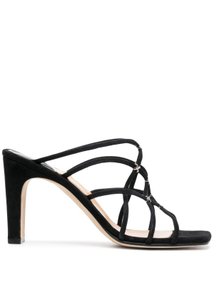 Sergio Rossi Crossover Strap Sandals