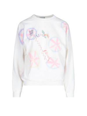 Collina Strada Logo Print Sweatshirt