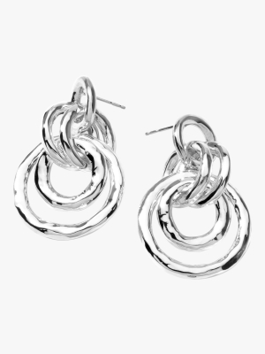 Classico Medium Jet Set Post Earrings