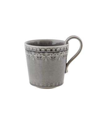 Bordallo Pinheiro Rua Nova Gray Mug