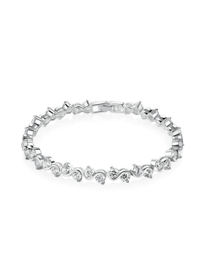 Bracelet Clear Cz Stones