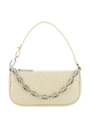 By Far Rachel Mini Embossed Shoulder Bag