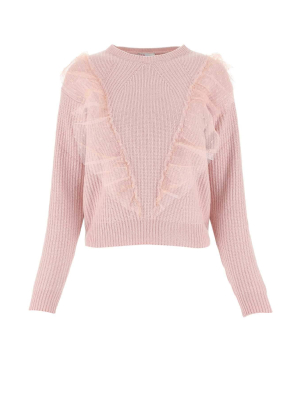 Redvalentino Ruffle-detailed Jumper