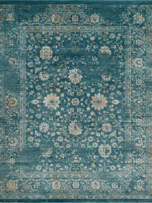 Evoke Light Blue/beige Area Rug