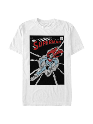 Men's Superman No.32 Comic Cover T-shirt