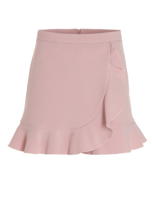 Redvalentino Ruffle-detailed Skirt Shorts