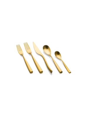 Mepra Arte Oro Ice 5-piece Flatware Set