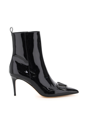 Valentino Vlogo Ankle Boots