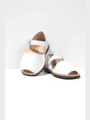 Blanco - Leather Buckle Sandals