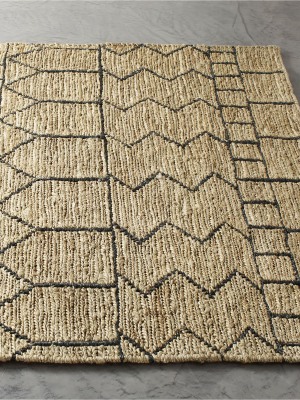 Istana Patterned Jute Rug