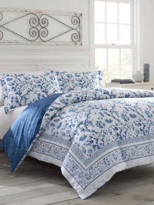 Charlotte Duvet Cover Set Blue - Laura Ashley