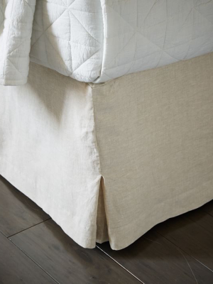 Belgian Flax Linen Bed Skirt