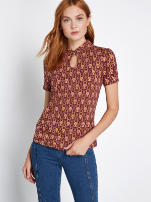 Admirable Aesthetic Keyhole Top