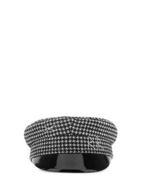 Ruslan Baginskiy Houndstooth Baker Boy Hat