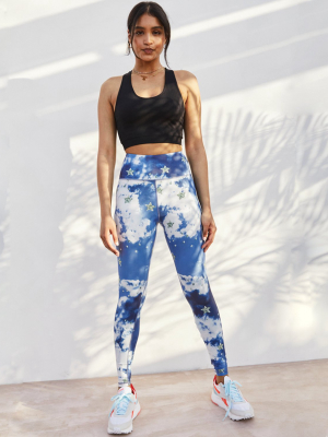 Blue Dreams Gym Leggings