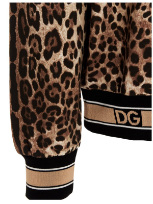 Dolce & Gabbana Leopard Printed Sweatshirt