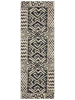 Loloi Mika Indoor/outdoor Rug - Ivory/black