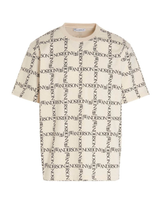 Jw Anderson Logo Print Crewneck T-shirt