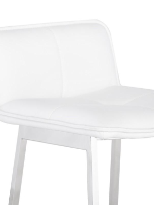 Nuevo Sabrina Counter Stool - White