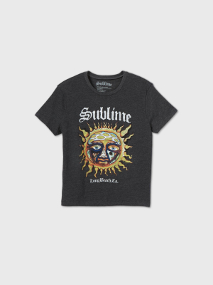 Women's Sublime Short Sleeve Graphic T-shirt - Charcoal Heather