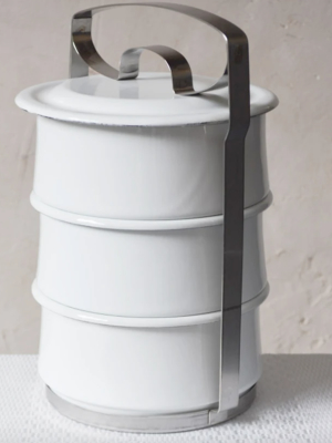 Riess Three-tier Enamel Food Container