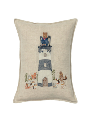 Coral And Tusk Lighthouse Friends Pocket Pillow