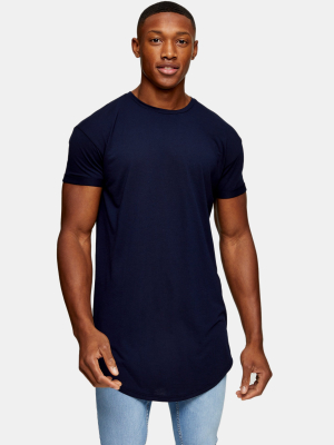 Navy Longline T-shirt