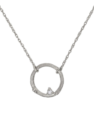 Solid White Reach For The Stars Necklace Classic Diamond