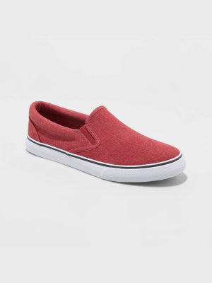 Men's Phillip Slip On Sneakers - Goodfellow & Co™ Red