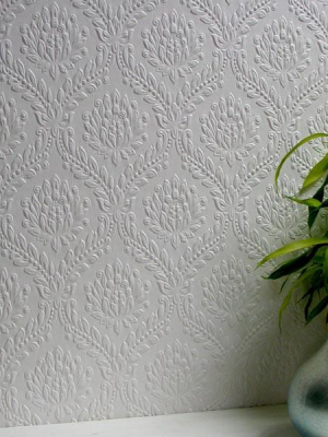 Dryden Paintable Anaglypta Wallpaper Design By Brewster Home Fashions