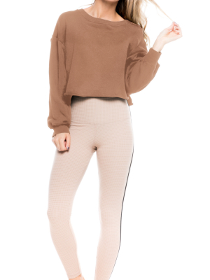 Strut This X Sivanayla Jetset Sweatshirt Chai Latte