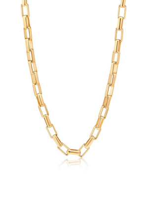 Anchor Chain Necklace - Gold