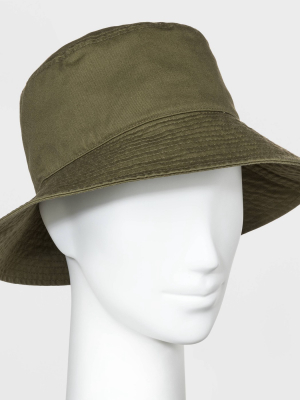 Women's Cotton Bucket - Universal Thread™ Green One Size