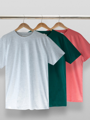 3 Assorted Color T-shirt Multipack*