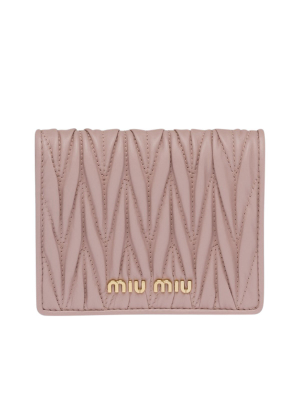 Miu Miu Matelassé Bilfold Wallet