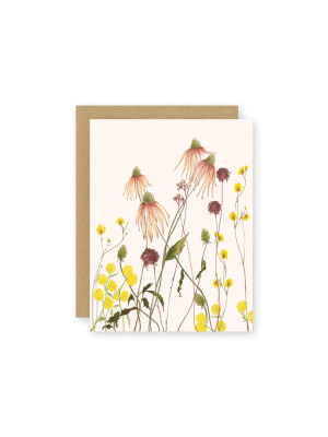 Garden Flowers Card