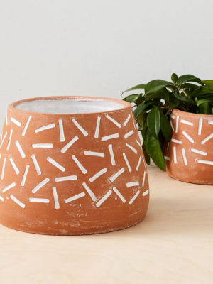 Confetti Terracotta Planters