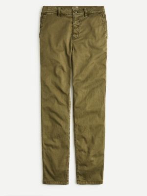 Vintage Straight Pant In Garment-dyed Stretch Chino