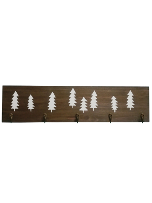 Trees Plaque With Hooks - Pillowfort™