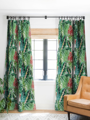 Gale Switzer Havana Jungle Single Panel Blackout Window Curtain By Deny Designs.